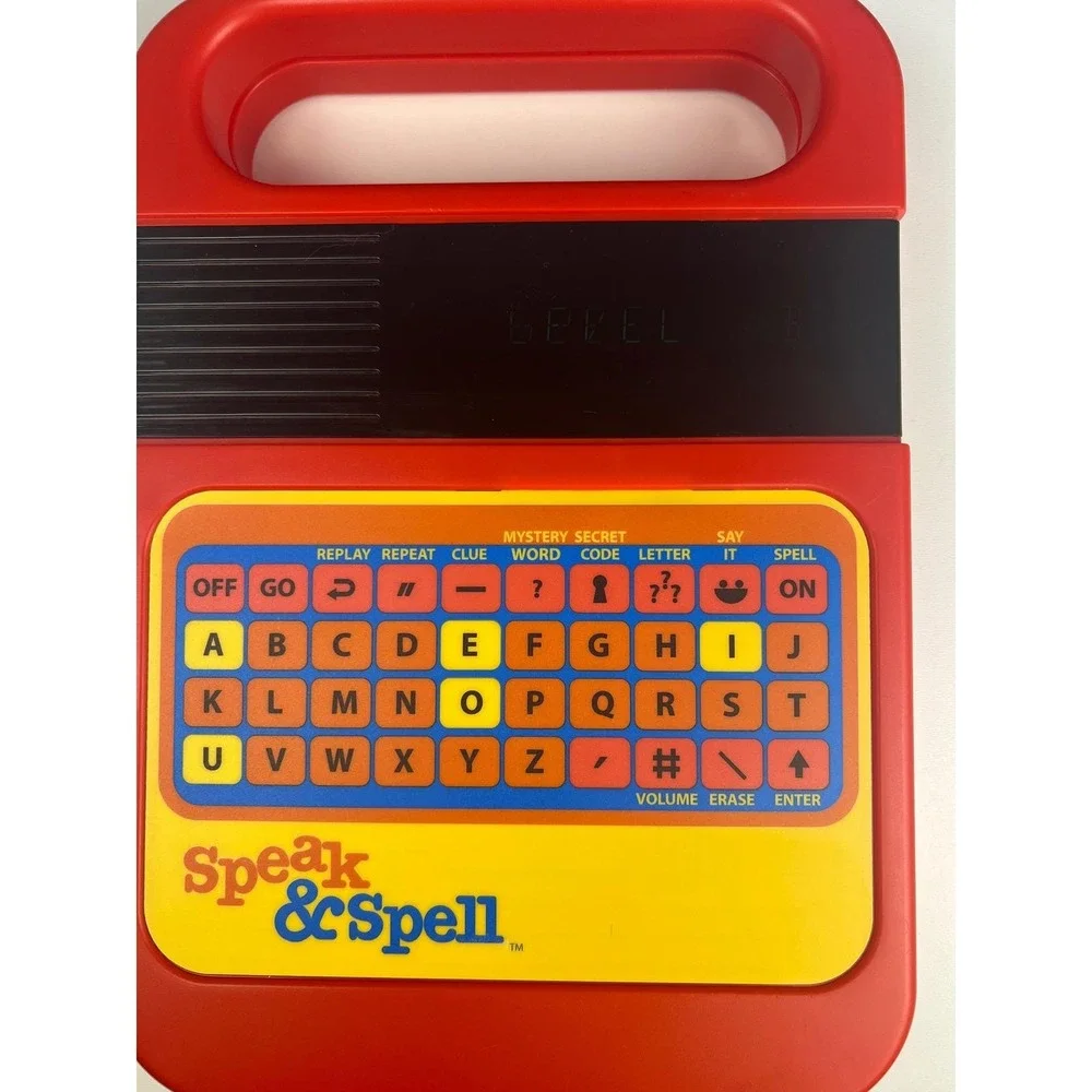 Texas Instruments Speak & Spell Educational Toy RedTested & Works - Picture 5 of 8